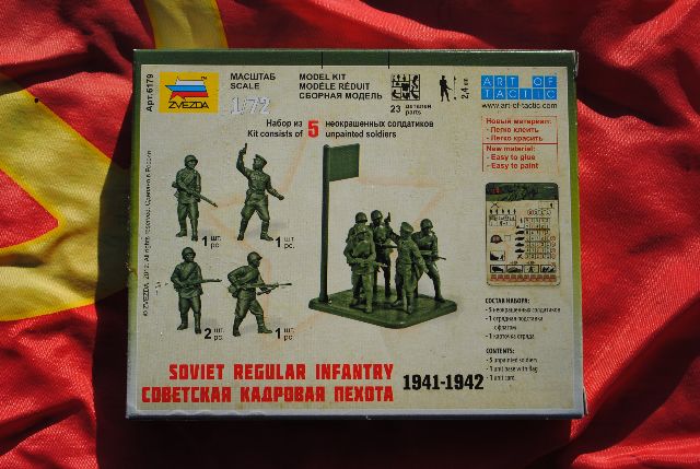 Zvezda 6179 Soviet Regular Infantry 1941-1942